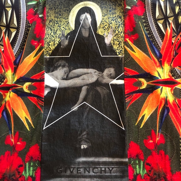 Givenchy Printed Madonna Birds of Paradise T-Shirt - Picture 3 of 9